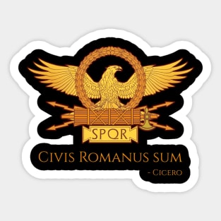 Civis Romanum Sum Sticker